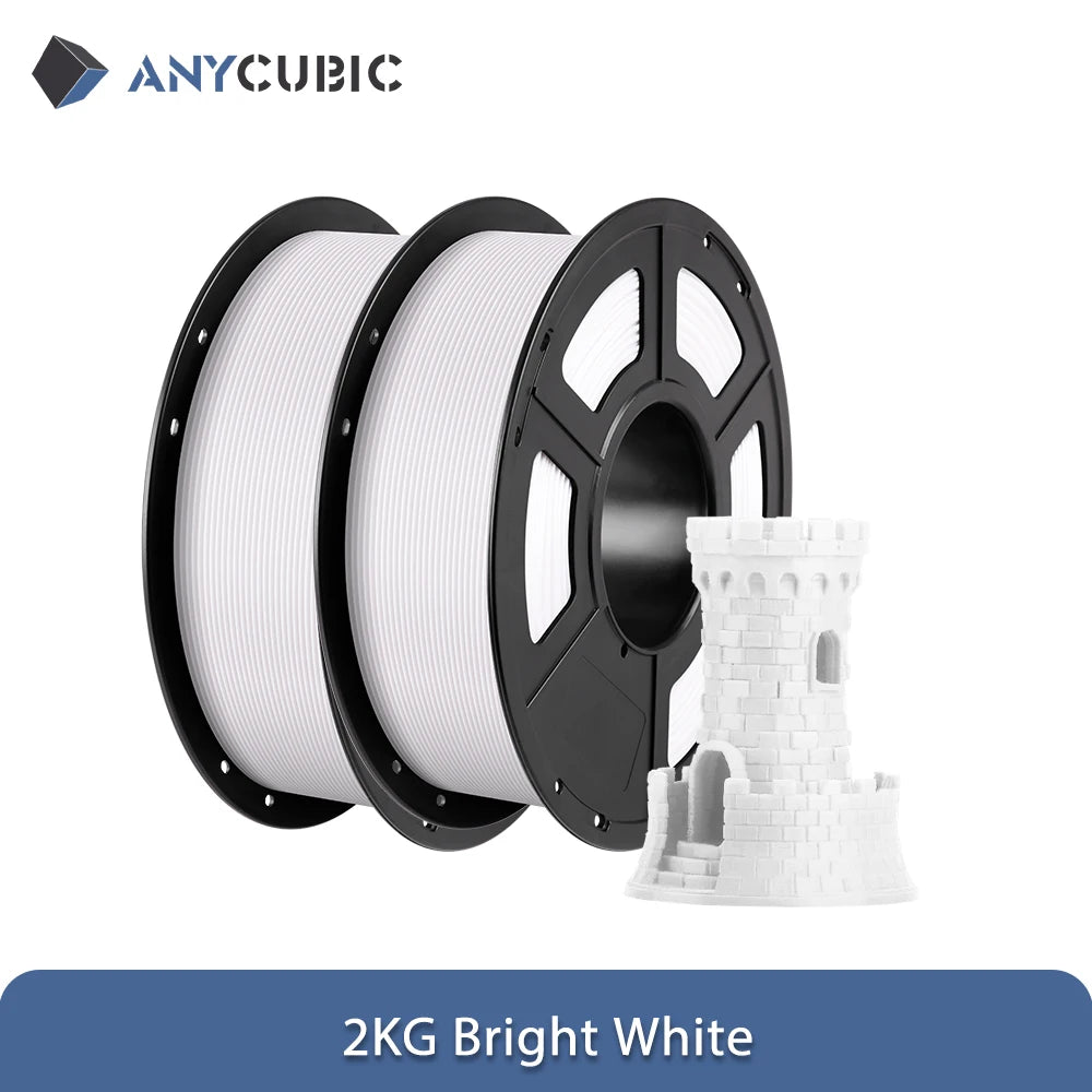 2 pieces/lot ANYCUBIC PLA 3D Printer Filament 1.75mm 1kg/Roll PLA Filament 3D Printing Material For FDM 3D Printer