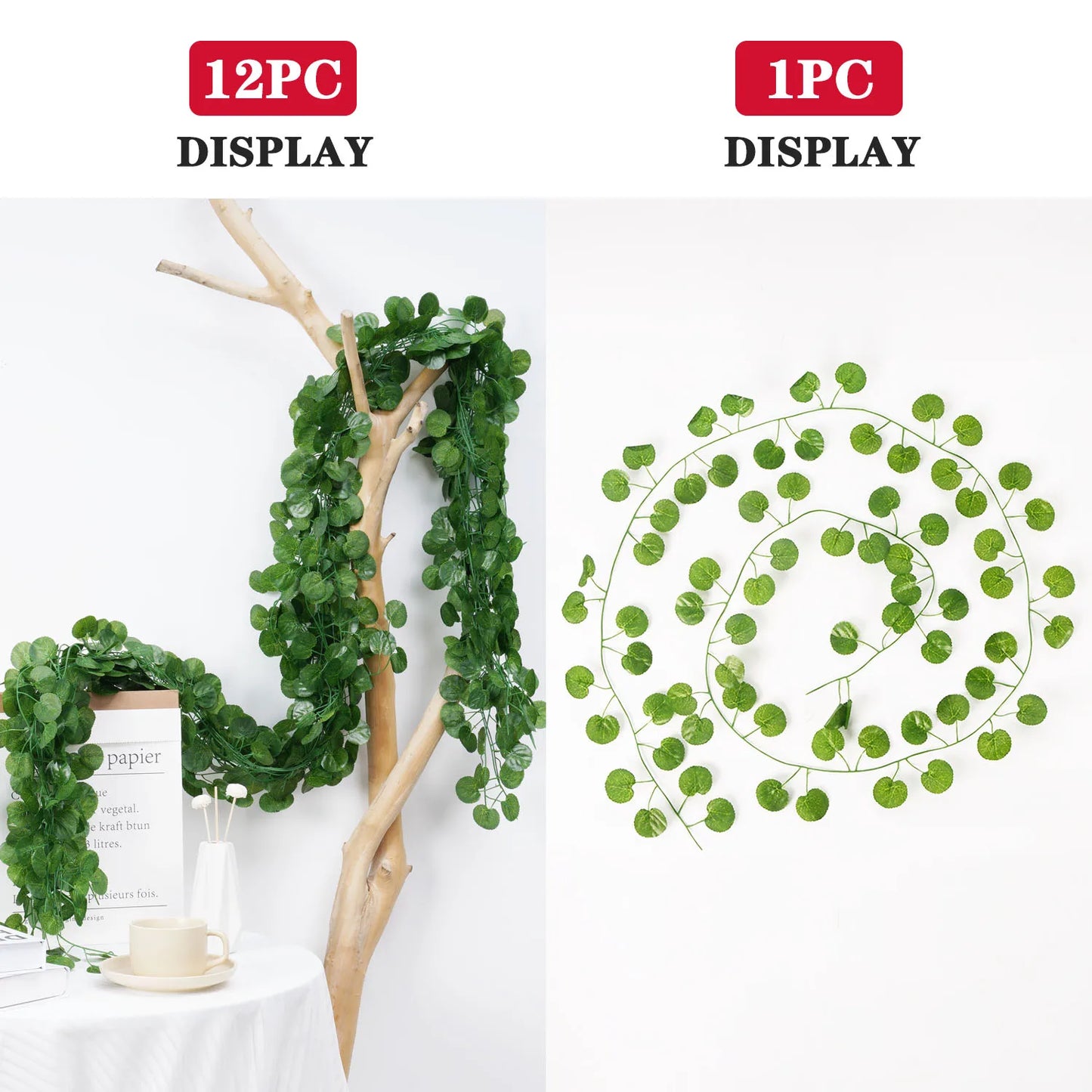 Artificial Garland Silk Wall Plant Home