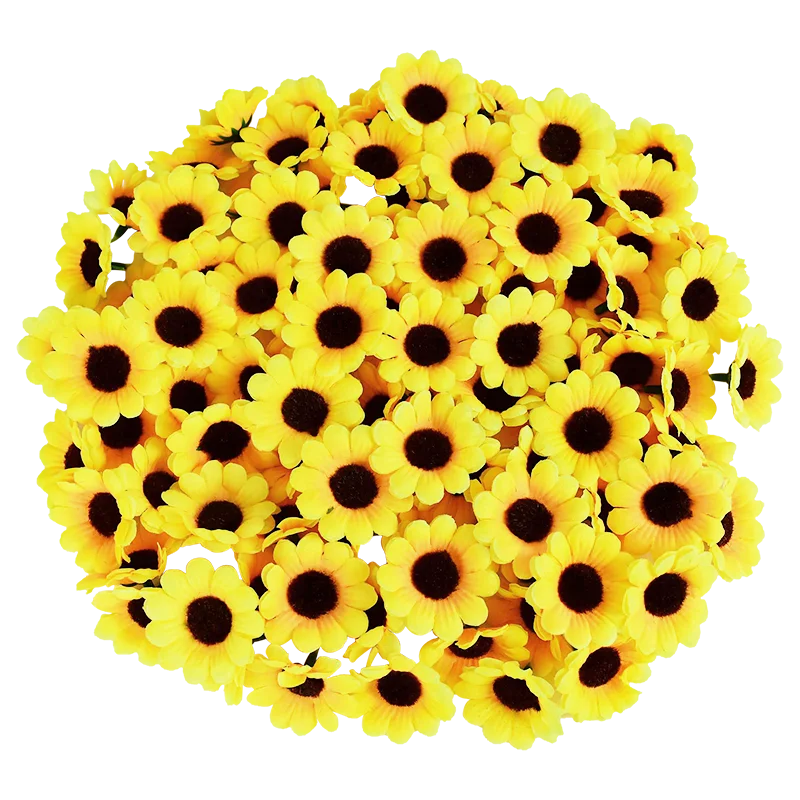 Mini Artificial Sunflower Heads