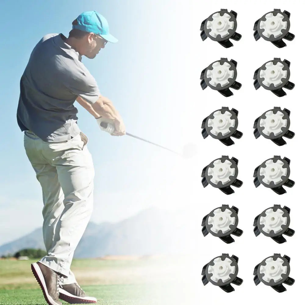 Golf Shoe Spikes Replacements Golf Cleat  Spikes Anti Slip Footwears Portable Quick Twist Golf Spikes Convenient Golf CleatsShoe