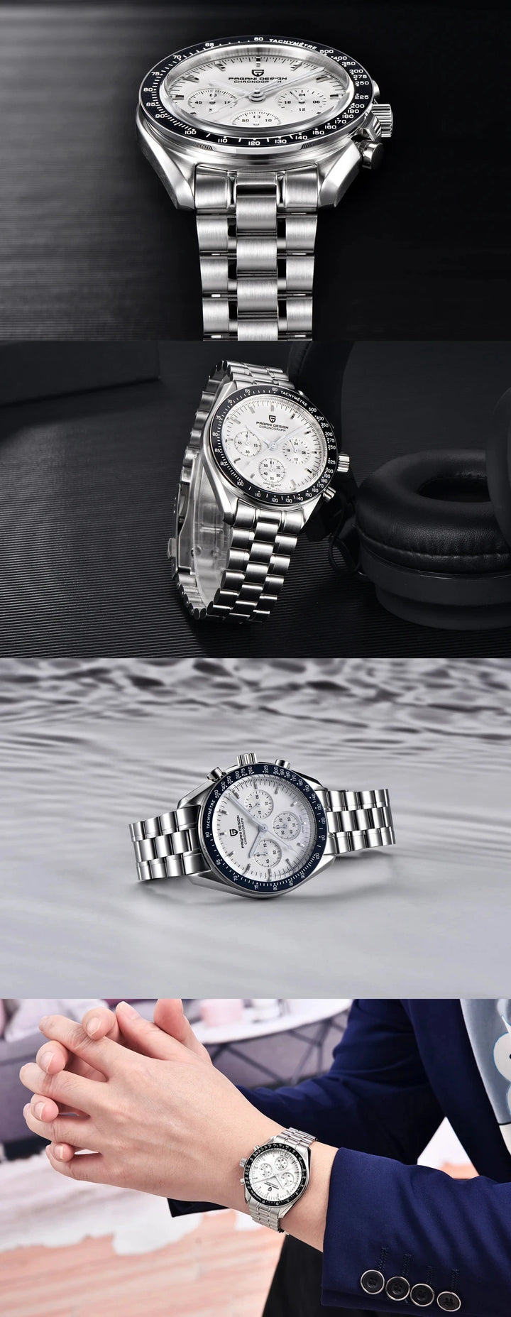 PAGANI DESIGN Watches For Men Chronograph Sapphire Luminous luxury Quartz Wristwatch Waterproof reloj deportivo hombre 2024 NEW