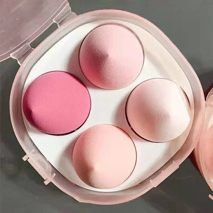 4PCS Wet & Dry Makeup Sponge Set