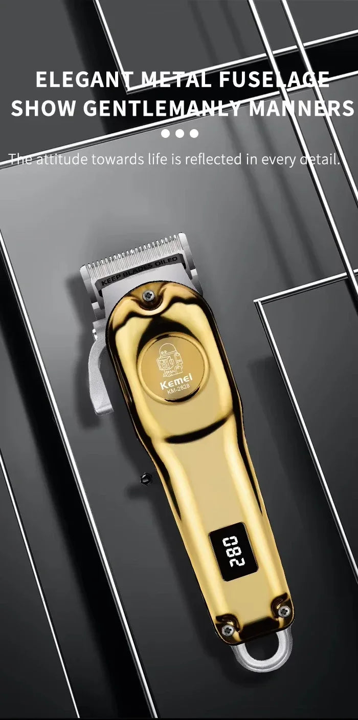 Kemei KM-2628 KM-678 KM-2024 Professional Electric Hair Clippers Beard Clipper Rechargeable Men's Shaver Hair Trimmer Kit Men
