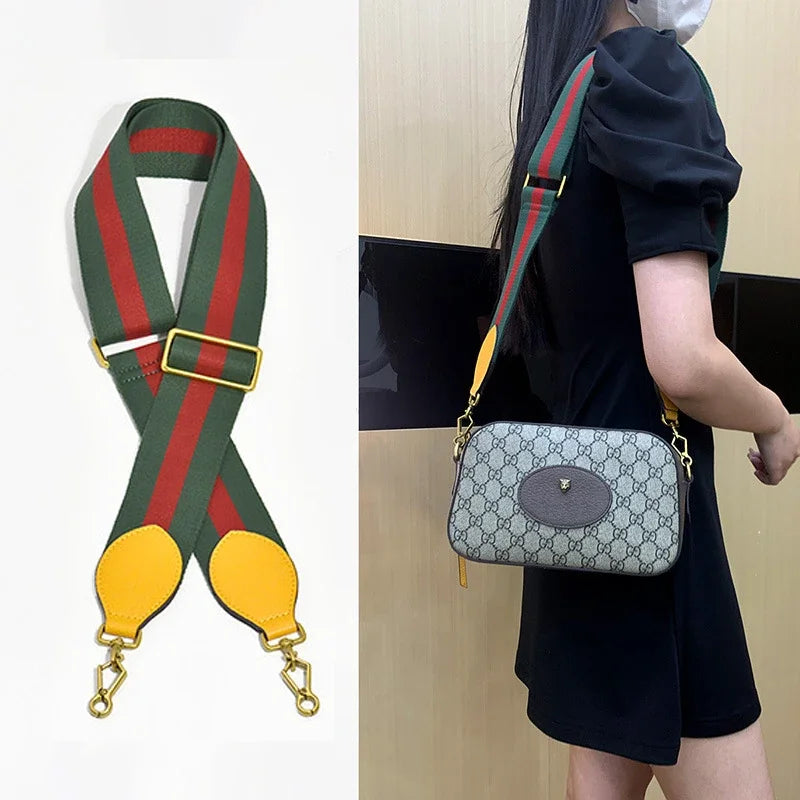 Nylon Weave Bag Strap Women Straps for Ophidia Crossbody Messenger Shoulder Bag Accessories Adjustable Belts Handbag Straps