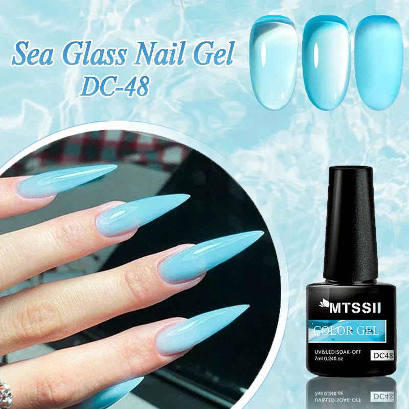 Sparkling Blue Gel Polish Set