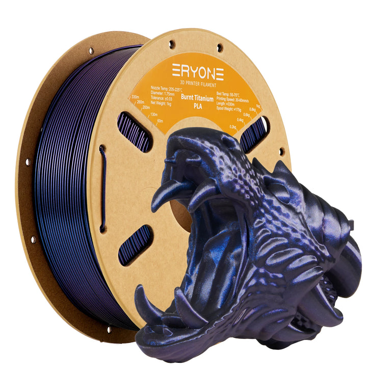 ERYONE Promotion PLA Burnt Titanium High Quality Filament 1KG 1.75mm ±0.03mm Filament For FDM 3D Printer Excellent Fluidity