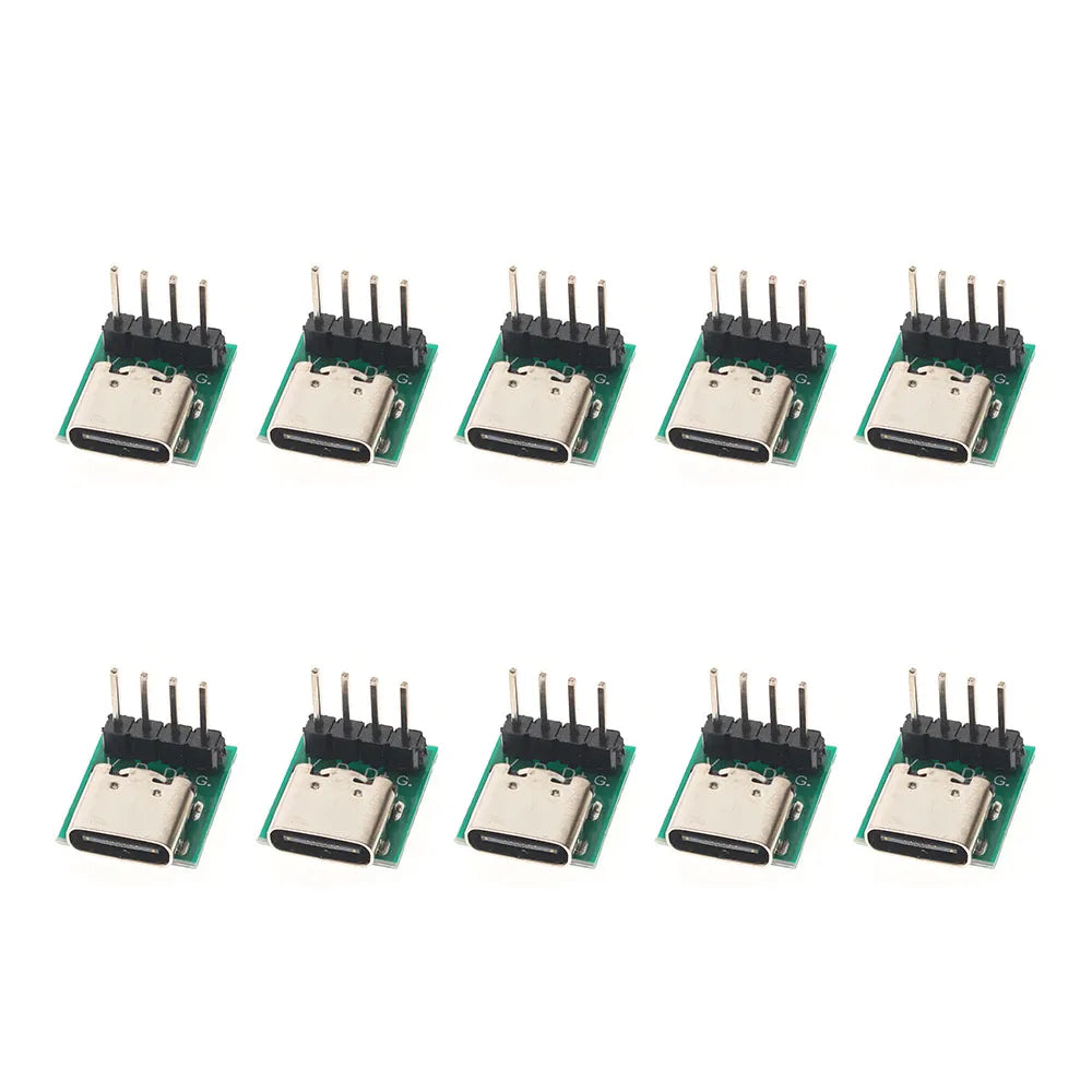 10PCS TYPE-C DIY USB PCB board double-sided USB3.1 16P PCB electronic Test board