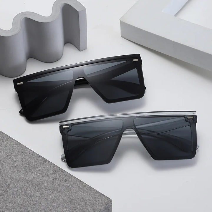 KLASSNUM One Piece Square Sunglasses Men Women Sports Driving Sunglasses Oversized Frame Luxury Brand Disigner 2025 Sun Glasses