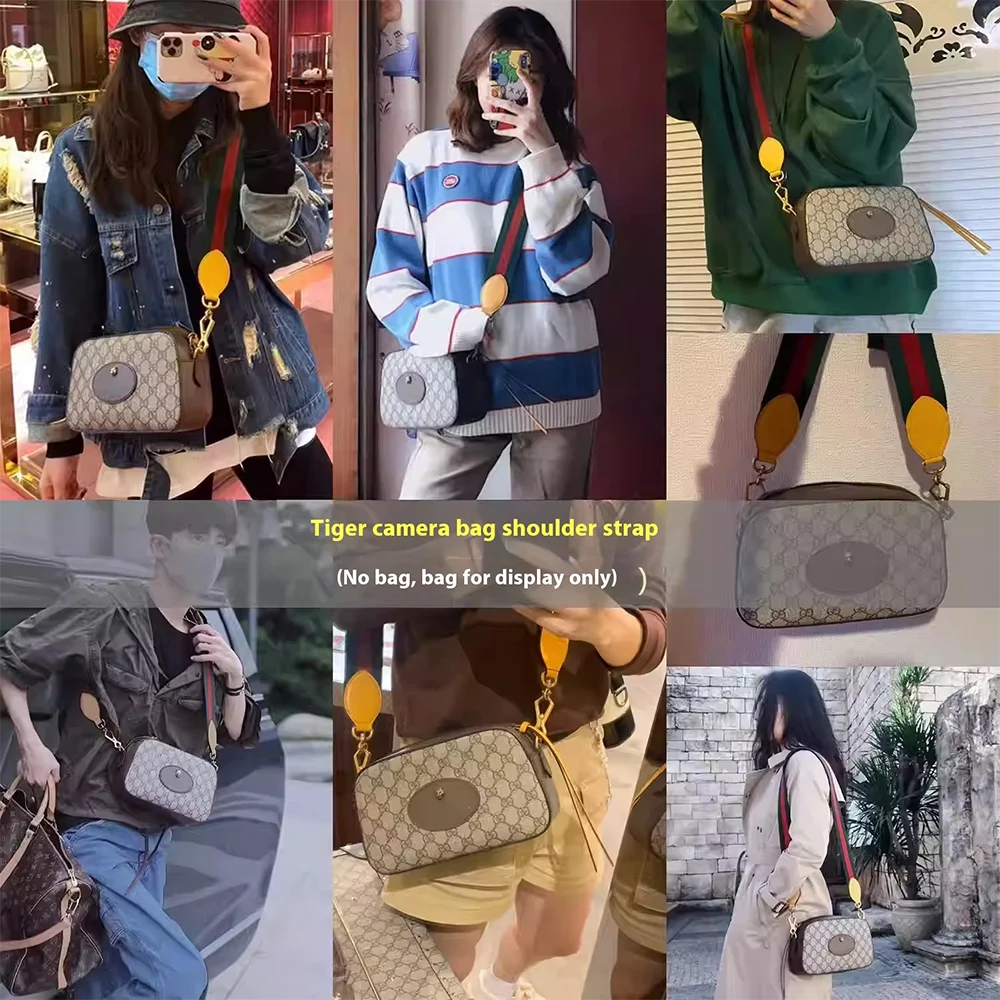 Nylon Weave Bag Strap Women Straps for Ophidia Crossbody Messenger Shoulder Bag Accessories Adjustable Belts Handbag Straps