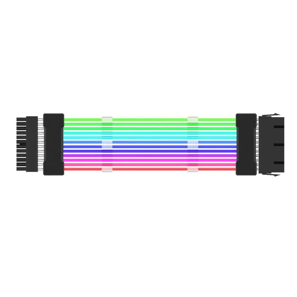 ARGB PSU Power Supply Extension Cable 24 Pin Motherboard Extension Cable graphics card 8-Pin 6+2Pin RGB glow extension cable