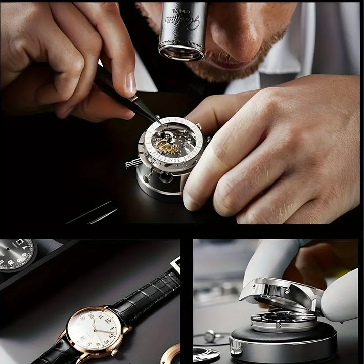 1pc men's quartz watch, mechanical watch shape, big brand design, rotating bezel, business, daily wear. Valentine's Gift