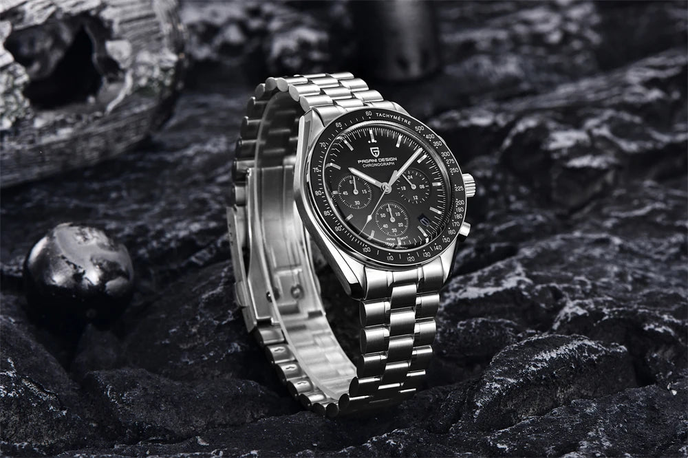 PAGANI DESIGN Sport Panda Mens Watches Quartz Chronograph Luxury Automatic Business Stainless Steel Waterproof Reloj Hombre 2023