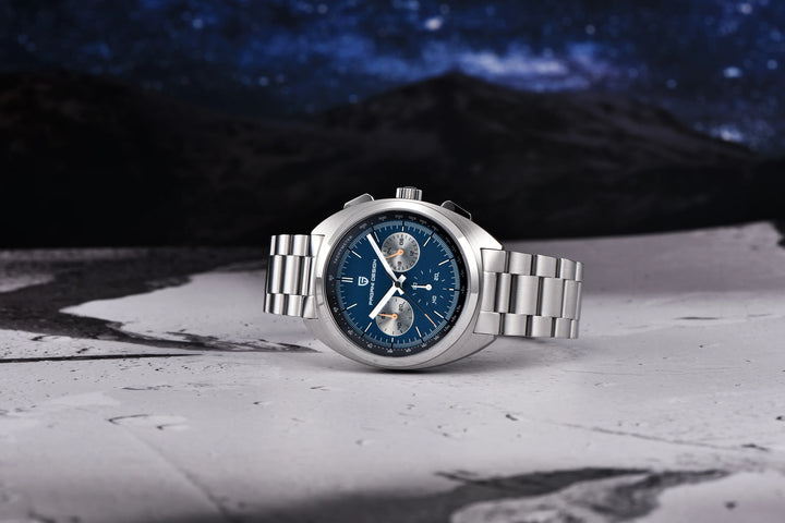PAGANI DESIGN 2024 New Panda Dial Men Watches Luxury Quartz Watch For Men Japan VK63 Sport Chronograph Sapphire glass Wristwatch