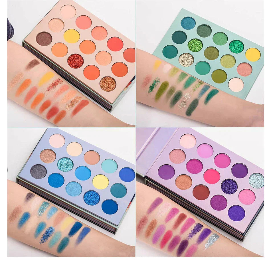 72/60-Color Matte Glitter Eyeshadow Palette