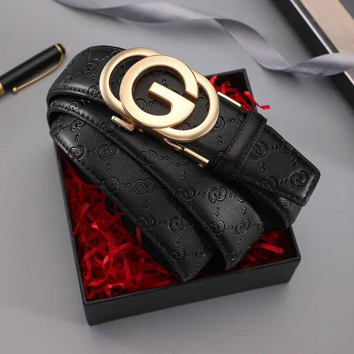 Luxury belts for men Genuine leather belts Alloy buckle automatic belt Men's fashion designer belts Jeans waistband