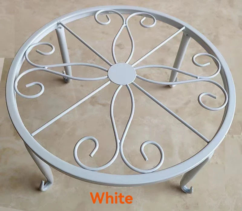 Metal Plant Stand with Saucer