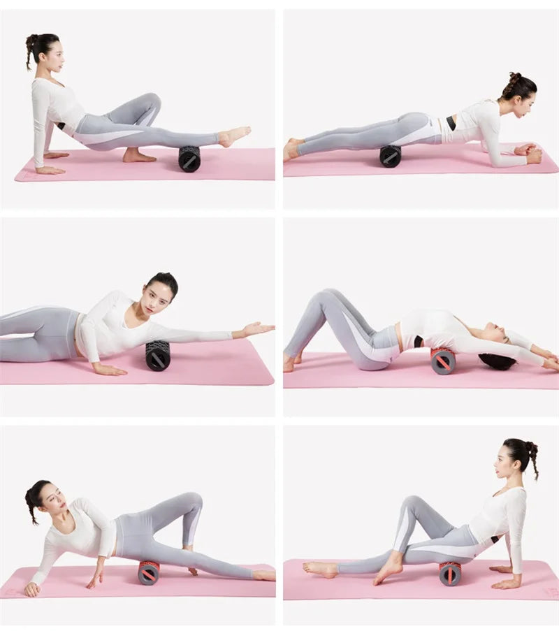 New Telescopic Roller Yoga Column Foam Pilates Column Fitness Muscle Relaxer Roller Leg Fascia Yoga Massage Roller Home Gym