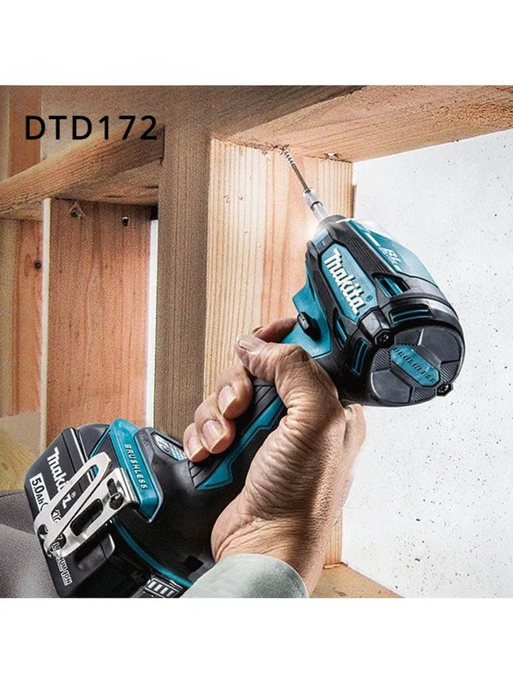 Makita Wireless drills DTD172 Charging Drill Brushless Driver 18V Electric Screwdriver Impact Hand Electric Drill Electric Tool