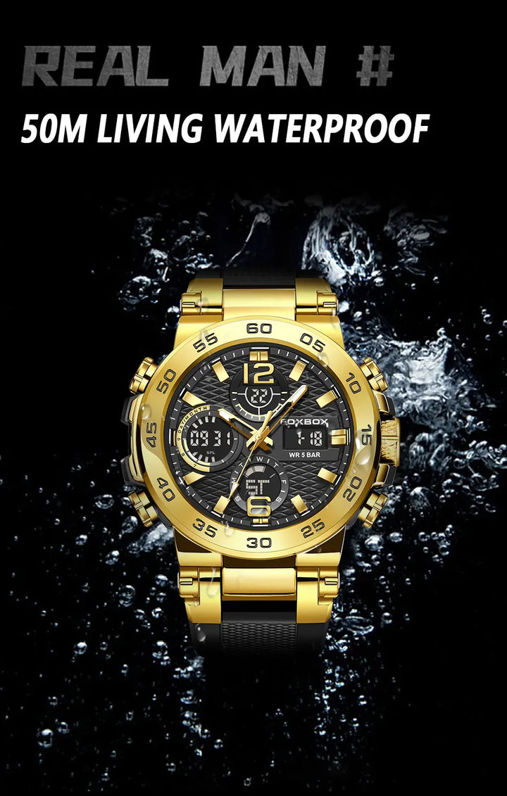 LIGE Luxury LED Display Men Wristwatches Fashion Luminous Sport Man Watch Waterproof Calendar Quartz Watch Mens Montres Hommes