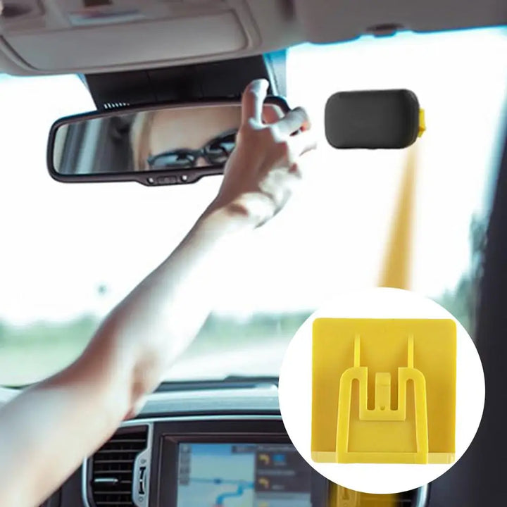 Windshield Toll Pass Clip Removable Car Toll Pass Clip Holder For Windshield Electronic Toll Pass Support Women Men Enjoy Riding