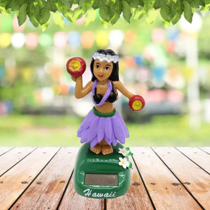 HulaGirl Dashboard Doll HulaGirl Dashboard Hawaii Dancing Girl Car Dashboard Decorations Solar Dancing Figure Toy
