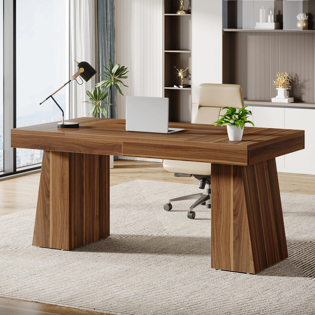 Tribesigns 55" Executive Office Desk