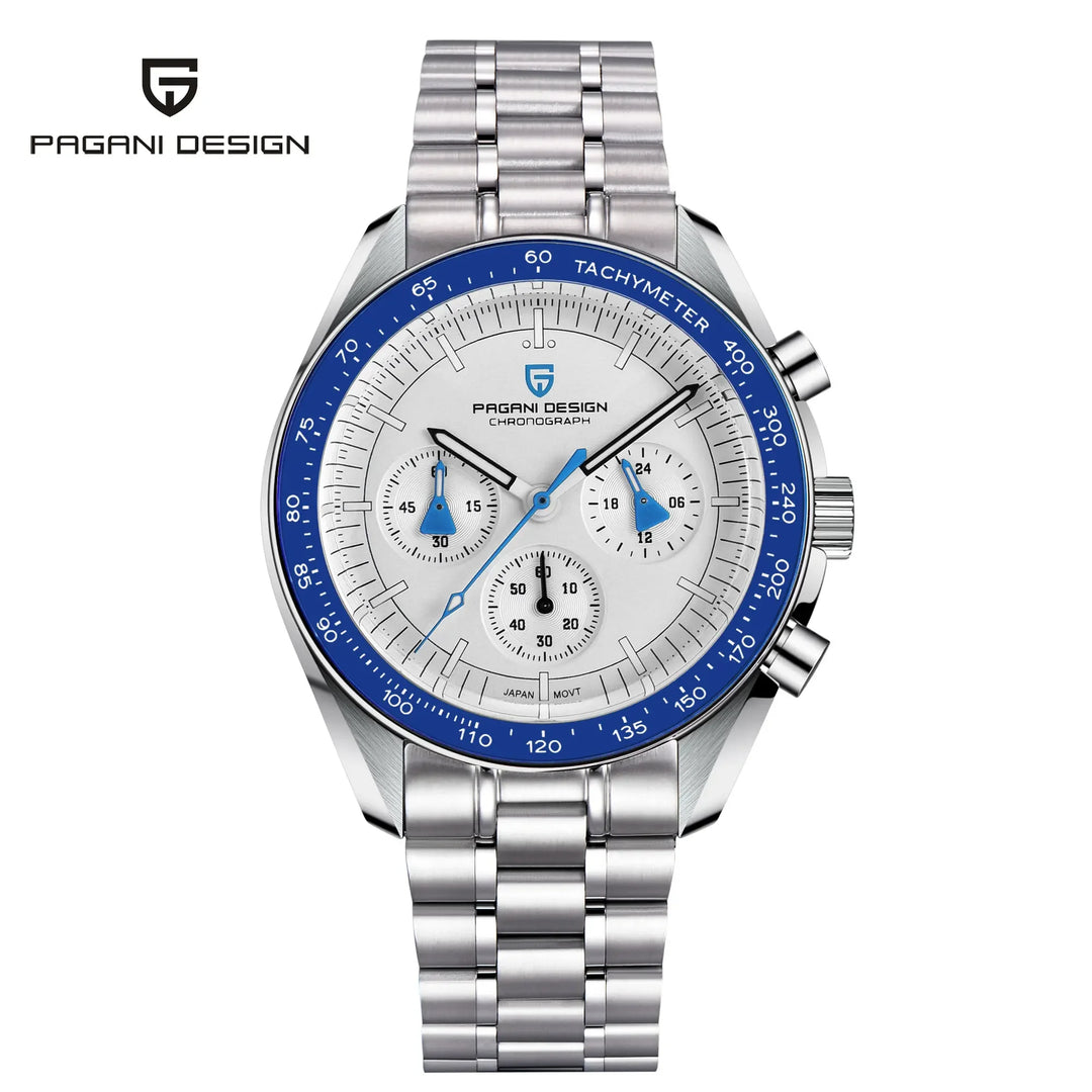 PAGANI DESIGN 2024 New Men's Watches Top Luxury Quartz Watch For Men Auto Date Speed Chronograph AR Sapphire Mirror Wrist watch