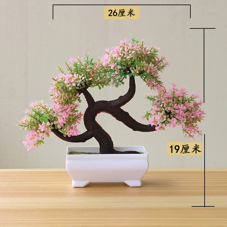 Mini Artificial Bonsai Tree Decoration