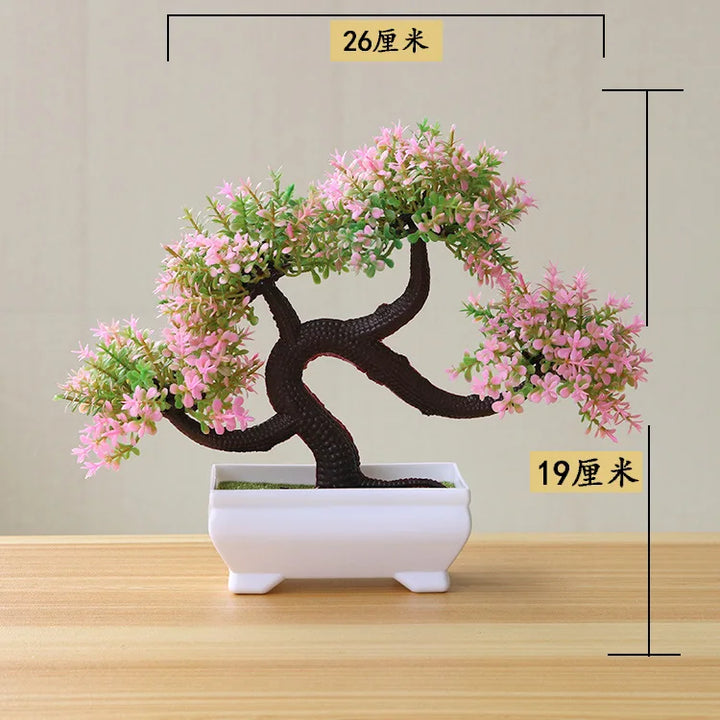 Mini Artificial Bonsai Tree Decoration