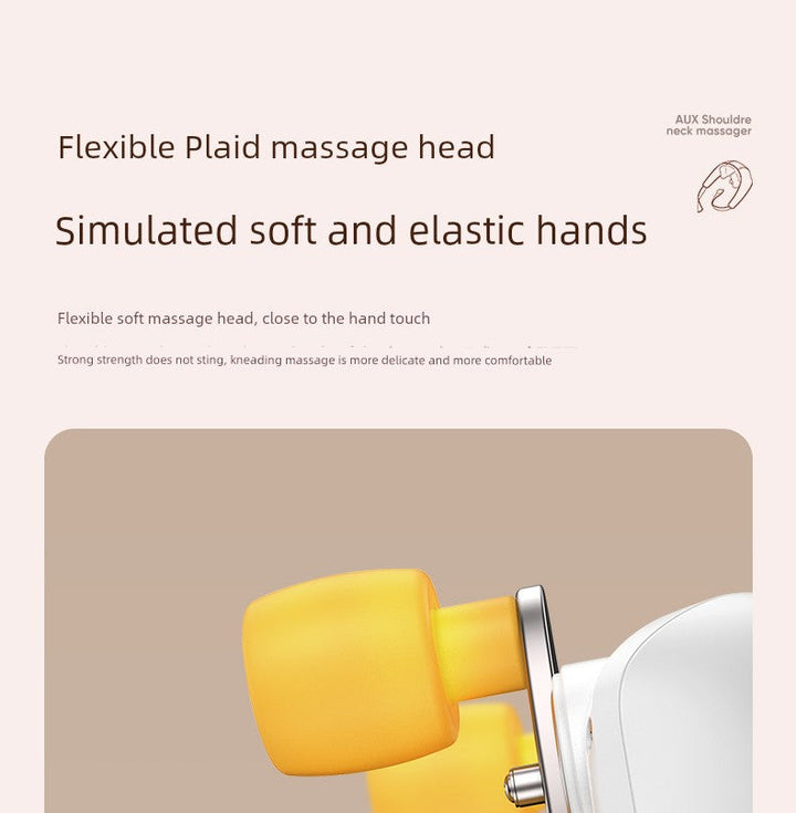 Ox Neck Massager Genuine Goods Back Waist Shoulder Spine Neck Kneading Handy Gadget Trapezius Massage Instrument