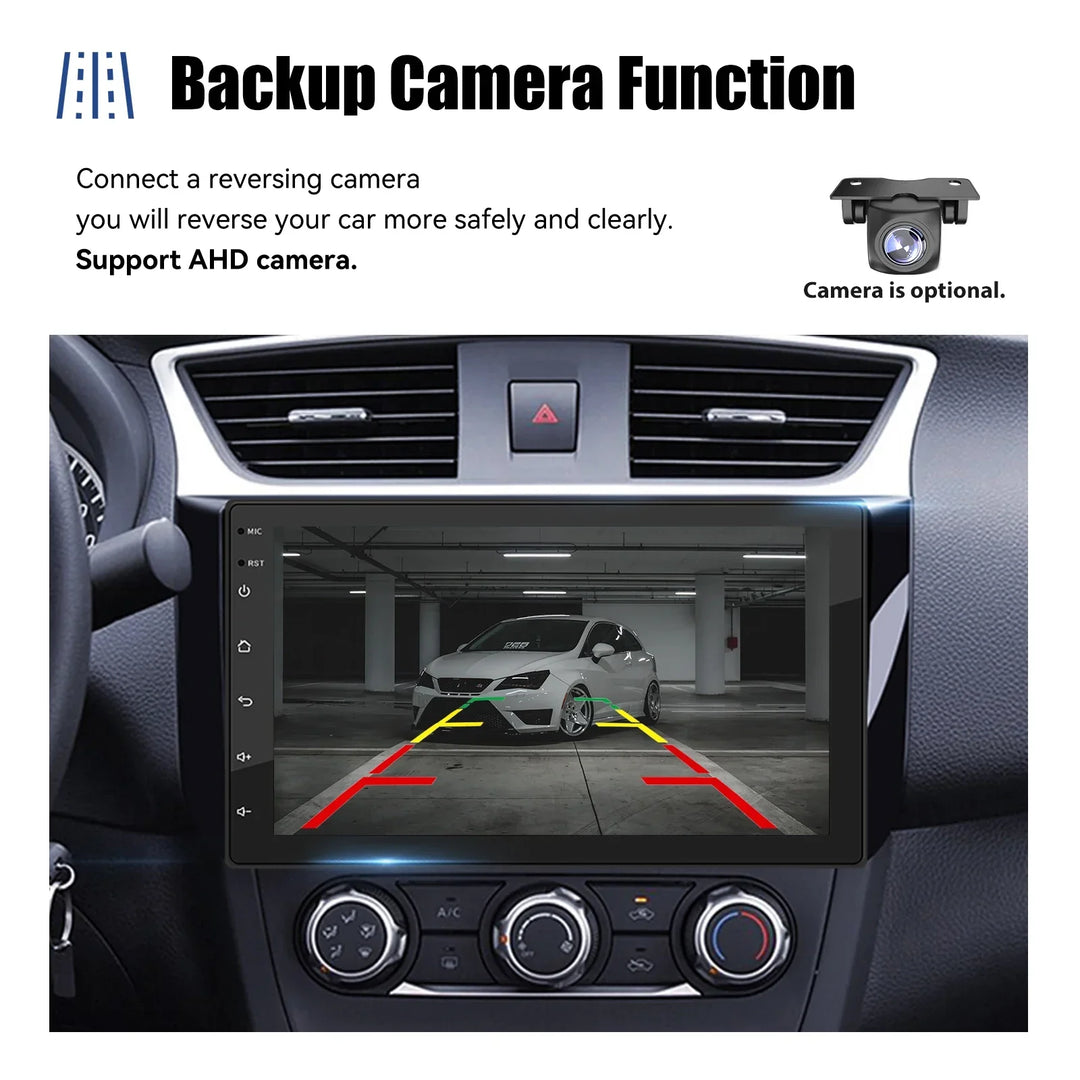 ESSGOO Car Stereo Radio Wireless CarPlay Android Auto 2 DIN 7" Car Stereo HD FM-Radio GPS Touch Screen Head Unit 4+64G DAB+AHD