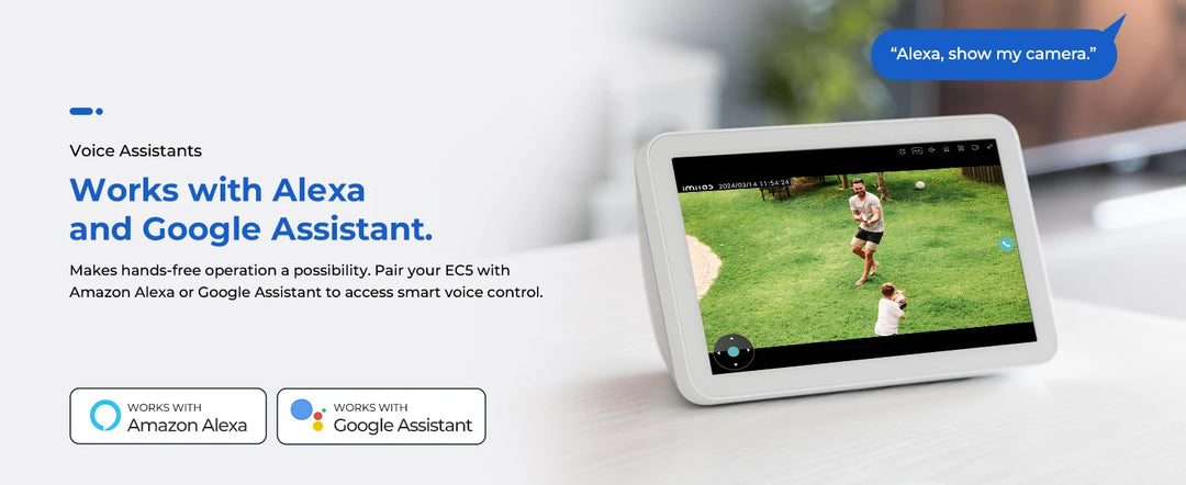 IMILAB EC5 -Smart Security System Kit, Outdoor Video Surveillance, Wireless App Control, Floodlight Camera, Wi-Fi, 2K