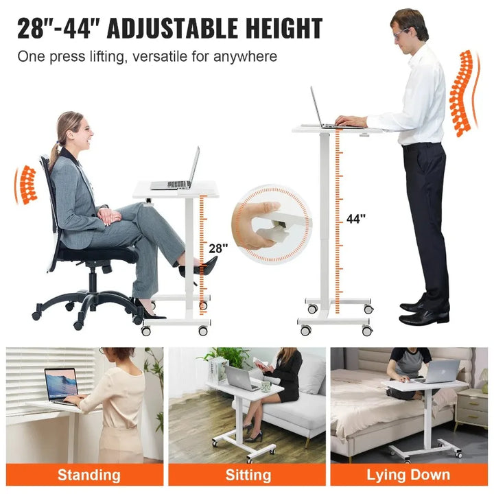 Mobile Standing Desk Adjustable Height