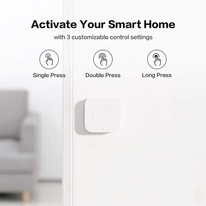 Aqara Sensor Smart Wireless Mini Switch Zigbee One Key Control Button for Homekit Xiaomi Mihome Smart Home Security