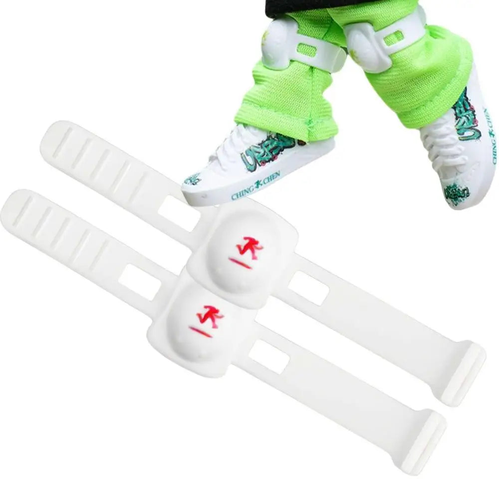 Finger Shoes Cool Mini Skateboard Shoes For Finger Breakdance Finger Knee Pads Finger Shoes Fingerboard Shoes Sneakers Shoes
