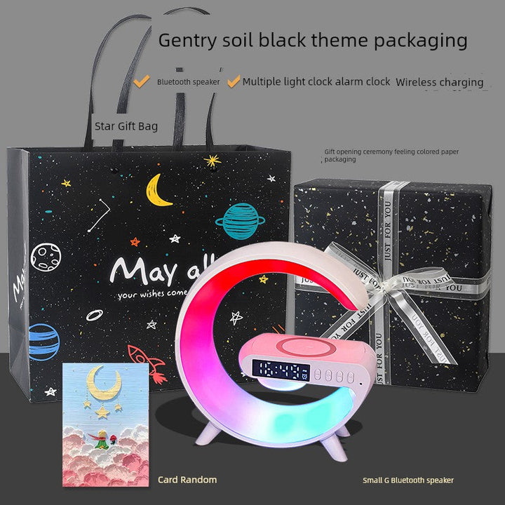 Wireless Charging Atmosphere Speaker Girl Fancy Night Light