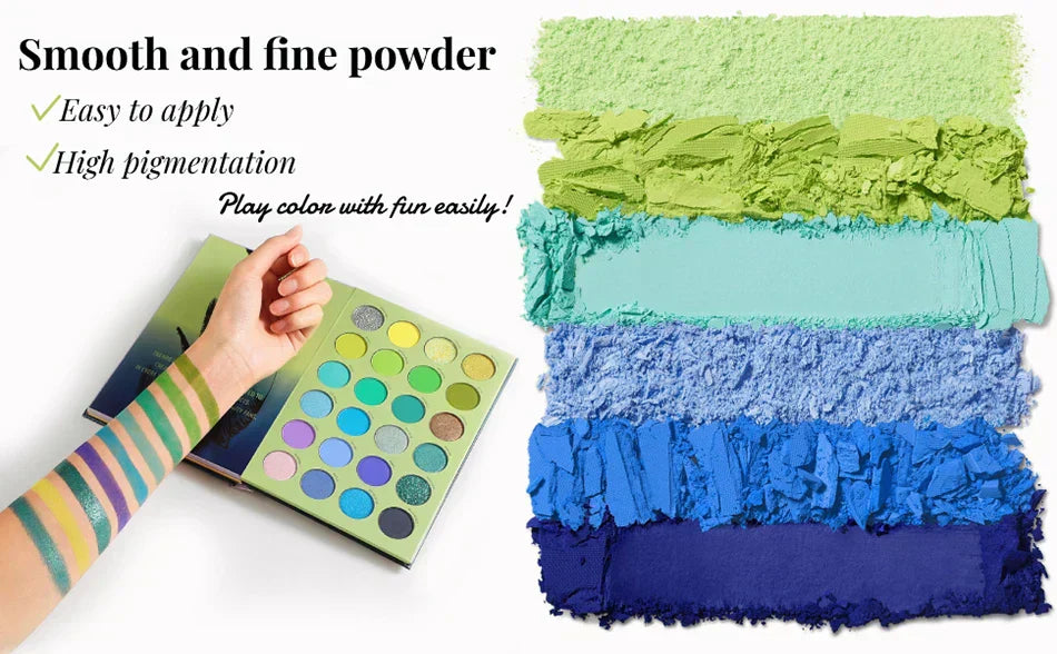 72/60-Color Matte Glitter Eyeshadow Palette