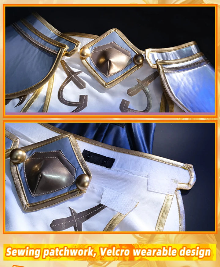 ROLECOS Game LOL The Lady of Luminosity Lux Cosplay Costume Lux Magic College Girl Uniform Women Costume Halloween Full Set