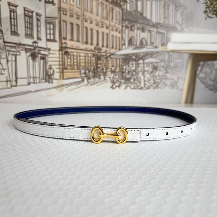 2025 New Luxury Brand Double sided Belt Width 15mm Fashion Designer Dress Jeans Women's Belt