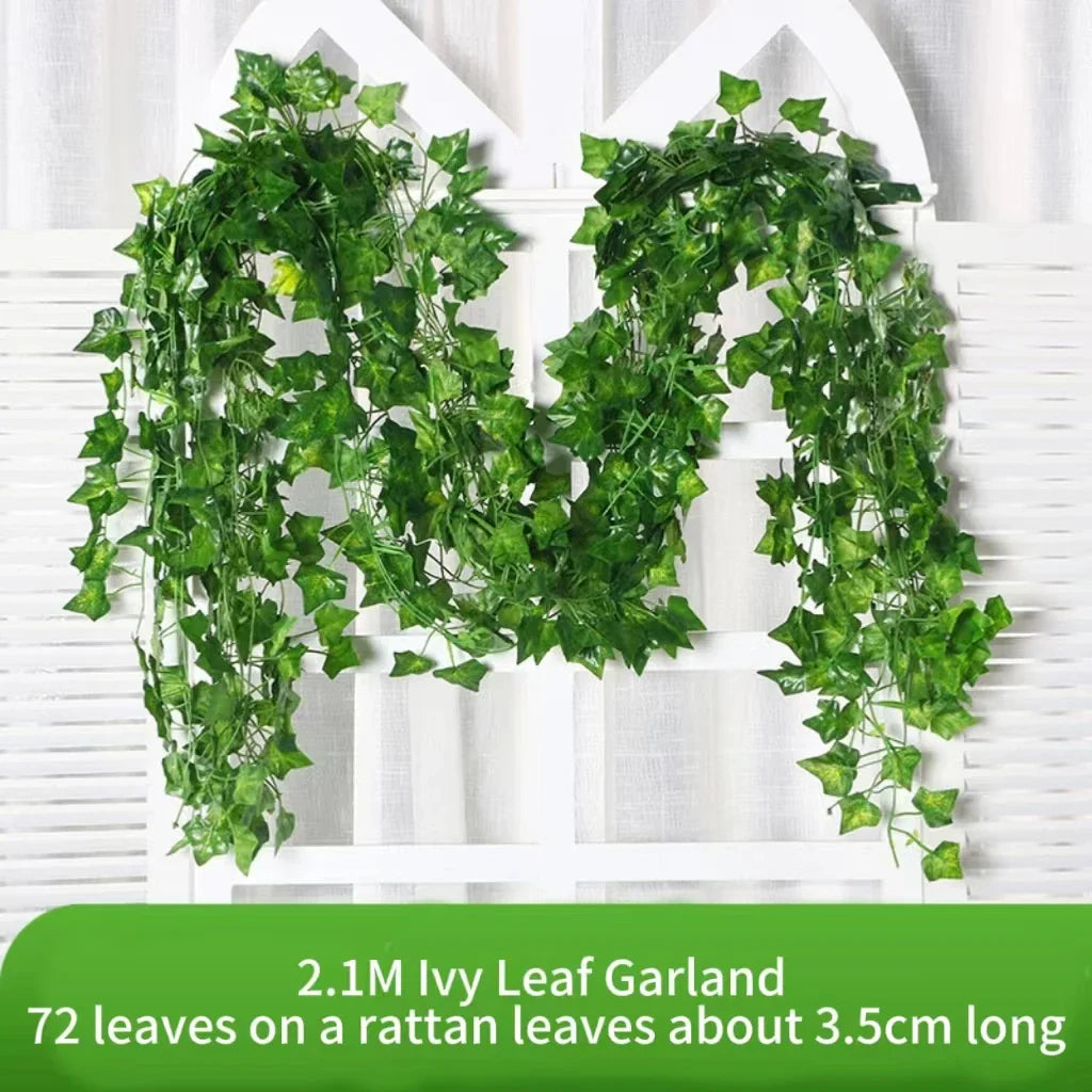 Artificial Garland Silk Wall Plant Home