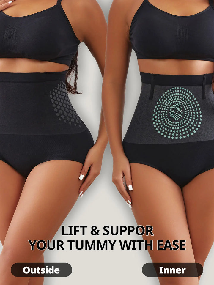 Flarixa Seamless High Waist Shapewear Panties Control Abdomen Underwear Briefs Women Body Burning Fat Tummy and Hip Lift Pants