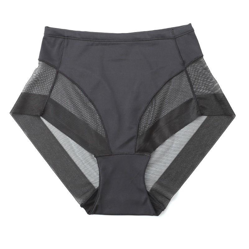 Breathable Mesh Body Sculpting Panties Women's Pants High Elasticity and Comfortable Ice Silk Control Briefs Slimming Underwear