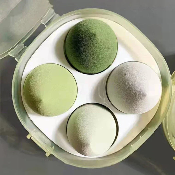 4PCS Wet & Dry Makeup Sponge Set