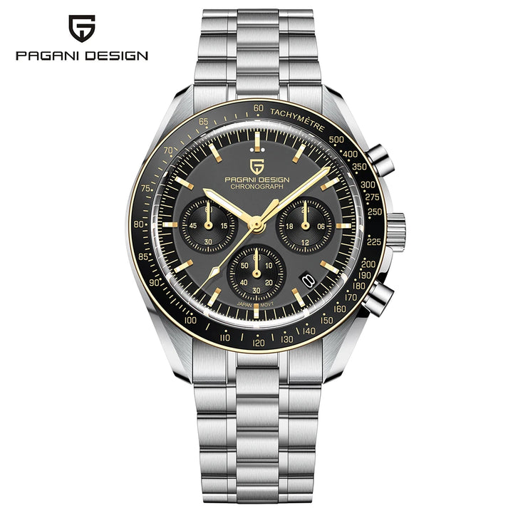 2025 New PAGANI DESIGN Tribute to CK2998 Moon Watch Retro Luxury Quartz Watches For Men Stainless steel Sport Chronograph Man