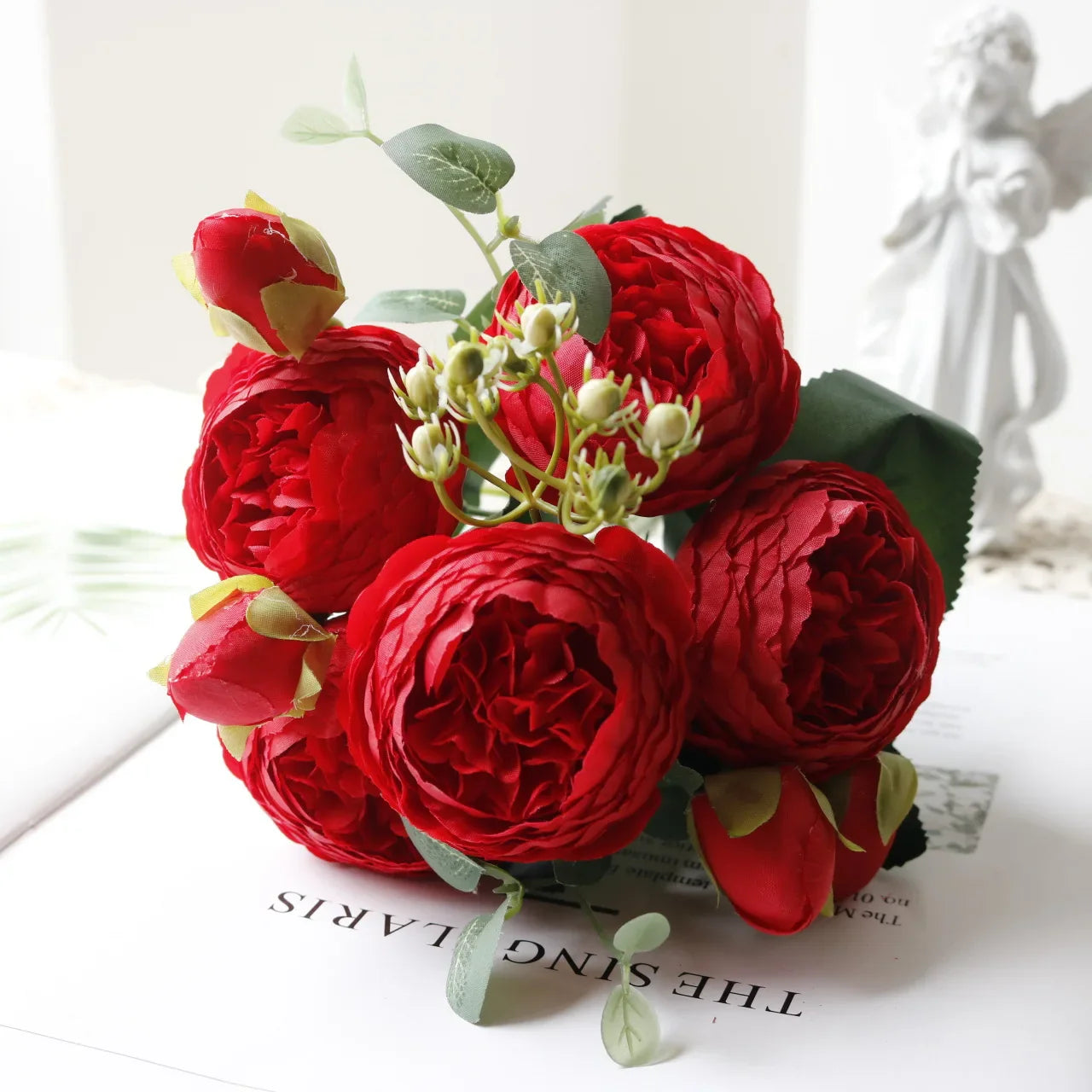 Artificial Peony Rose Bouquet