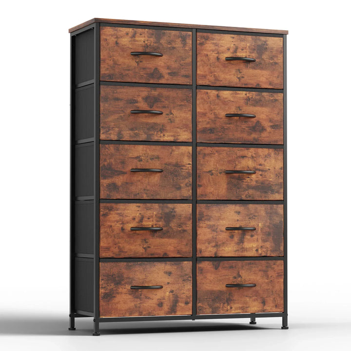 JHK Table with 10 Fabric Drawers