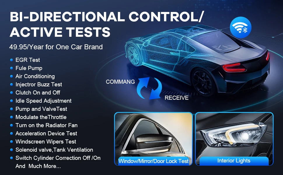 THINKCAR MUCAR VO6 Best Professional Car Diagnostic Tools Full System Automotive Obd2 Scanner OBD Auto Diagnosis 28 Resets Free