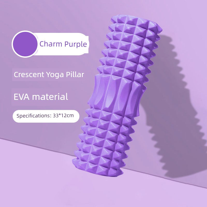 Foam Roller Roller Spiked Club Yoga Equipment Muscle Relaxation Roller Leg Slimmer Massage Shaft Foam Foam Roller