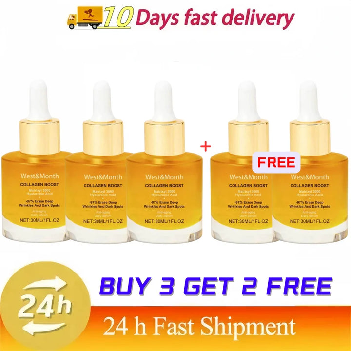 30ml Facial Collagen Serum Whitening Moisturising Fade Fine Lines Anti Wrinkle Anti Ageing Rejuvenate Your Face Cosmetics
