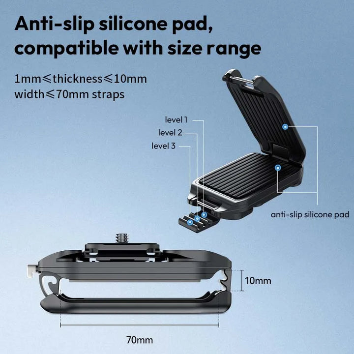 Ulanzi UKA07 Backpack Camera Clip Mount Strap Clamp Kit Universal Quick Release Plate For Arca Swiss F38 DSLR Sony Nikon Camera